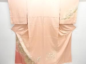 波に桜・小鳥模様訪問着